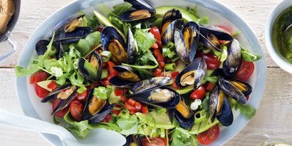 Advocado-mosselen-salade