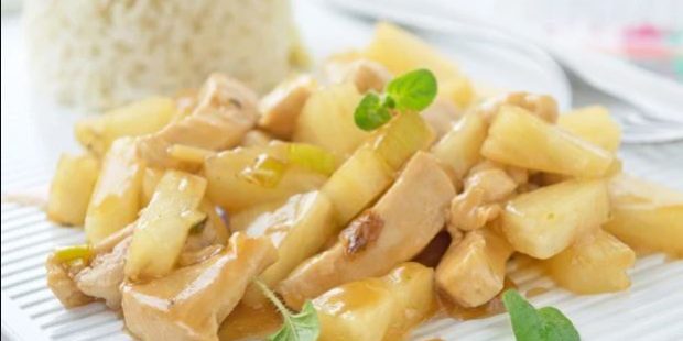 Kalkoenfilet met ananas