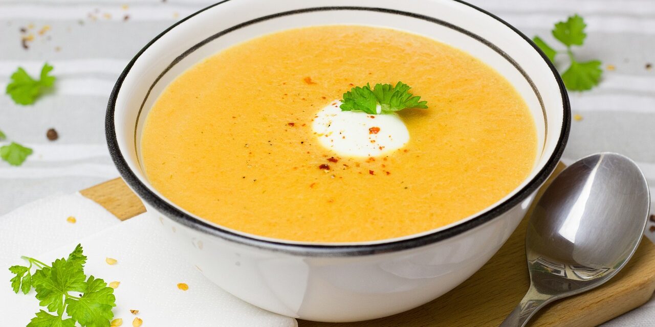 Marillen-Karottensuppe Abrikozen-wortel soep