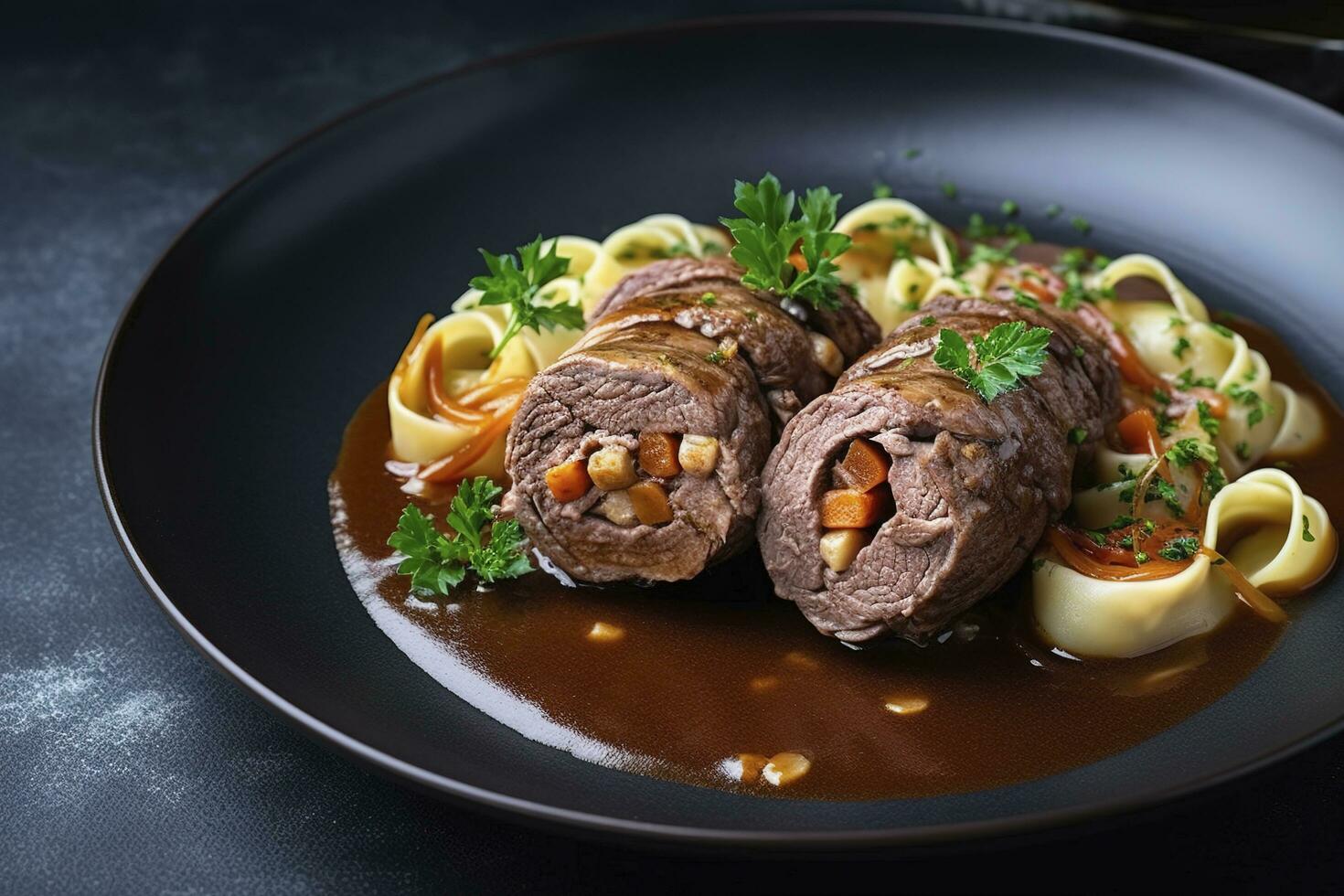 Rindsrouladen mit Zweigeltsauce - VvOW