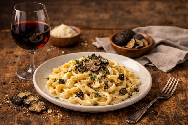 Getrüffelte Pasta